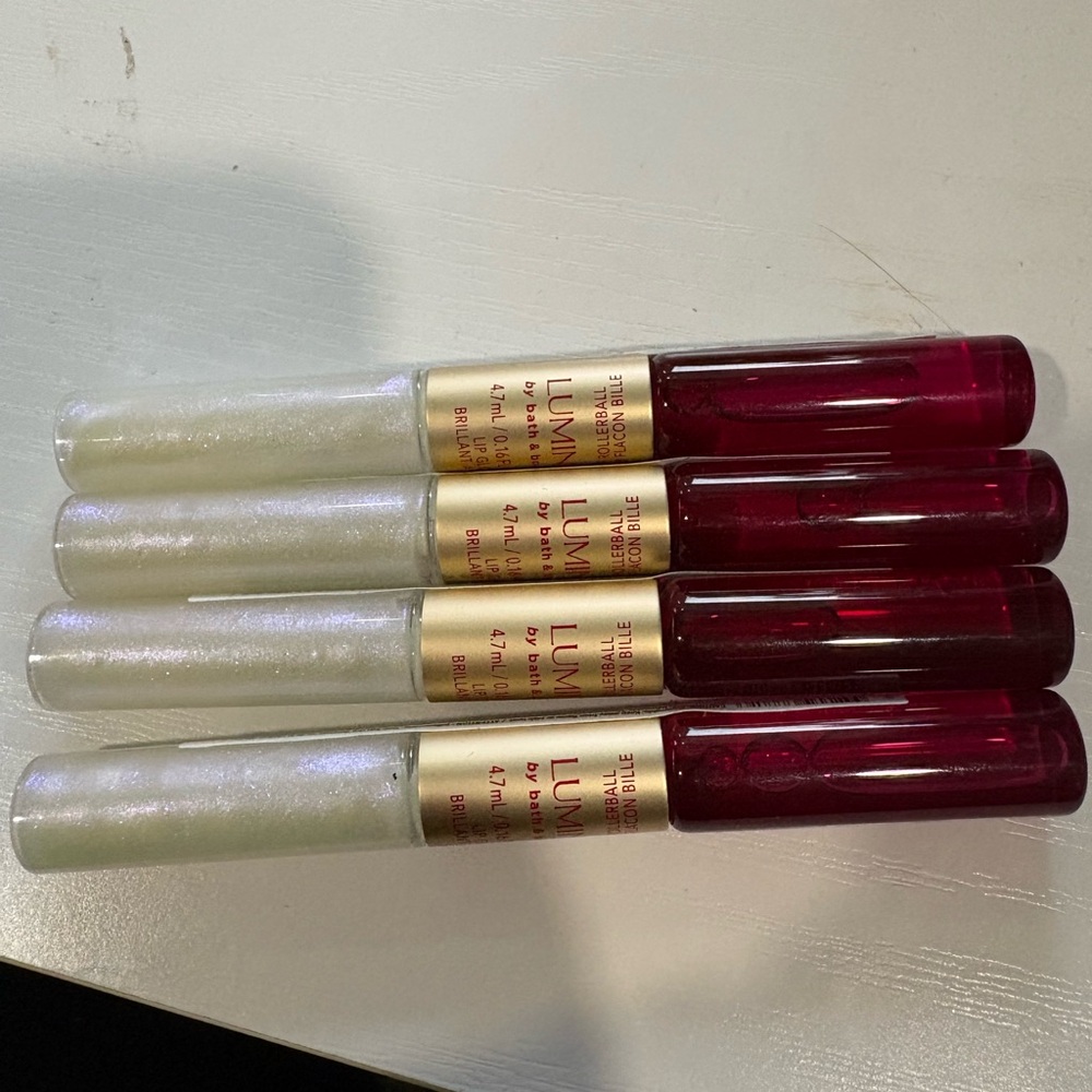 Umi Red and White Lip Balm Gloss Duo